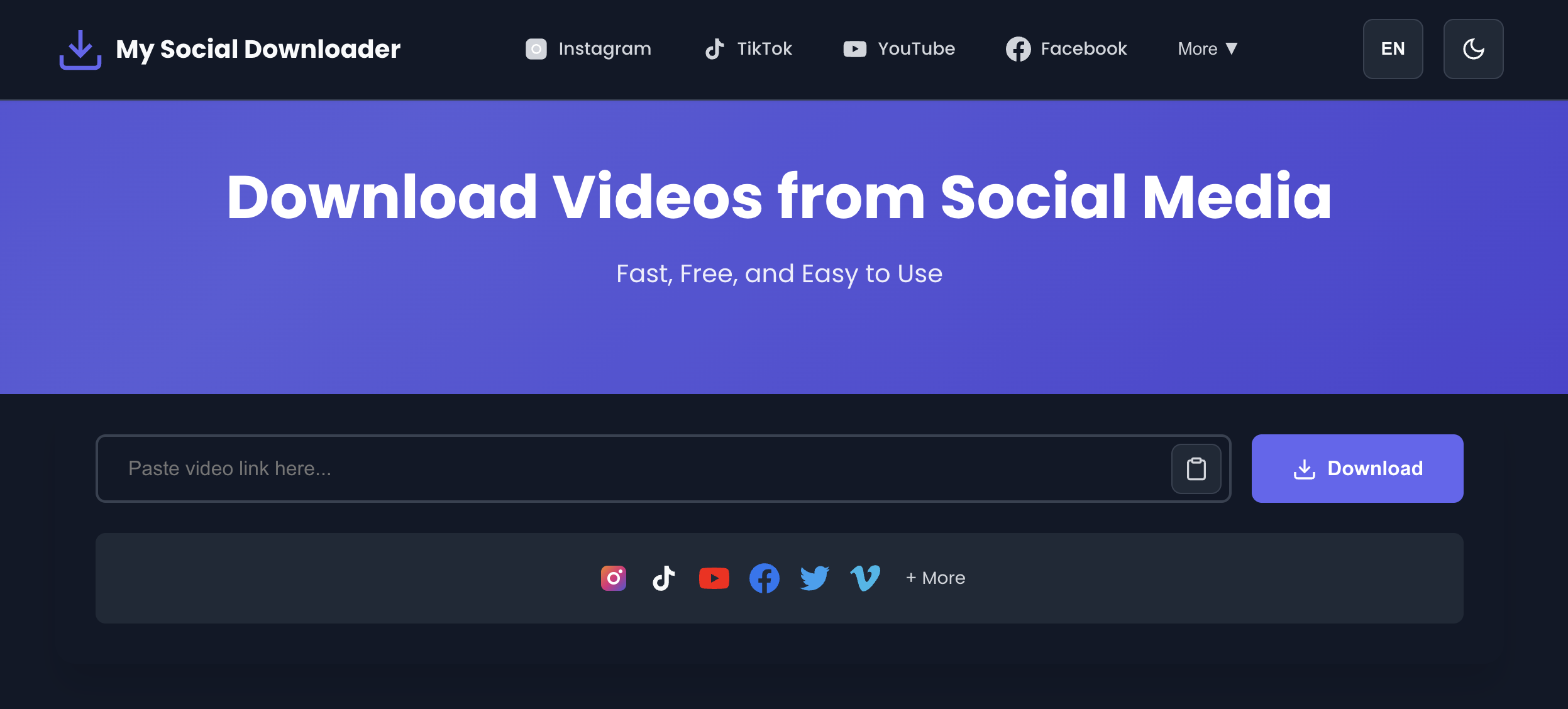 MySocialDownloader gallery image