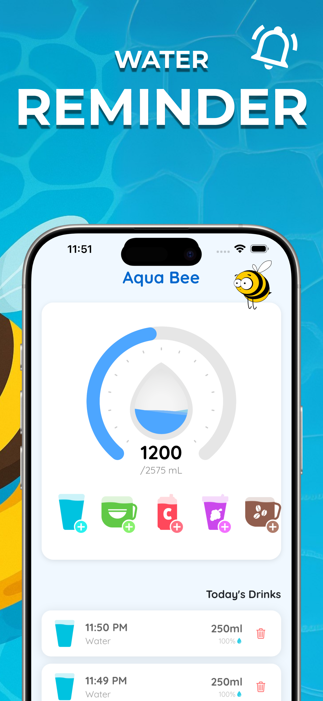 Rastreador de agua: Aquabee media 3