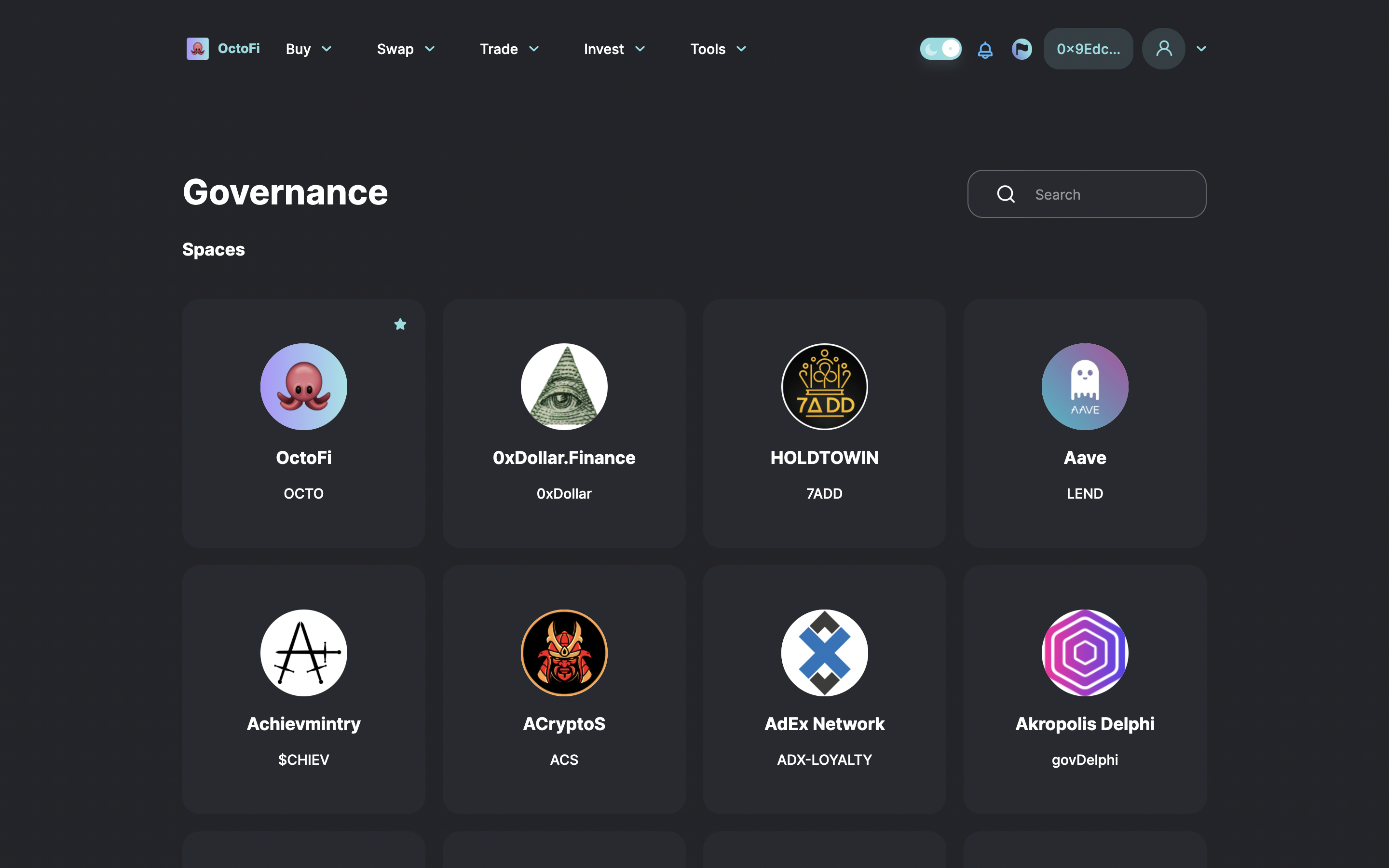 OctoFi gallery image