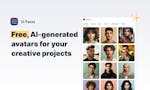 UI Faces with AI image