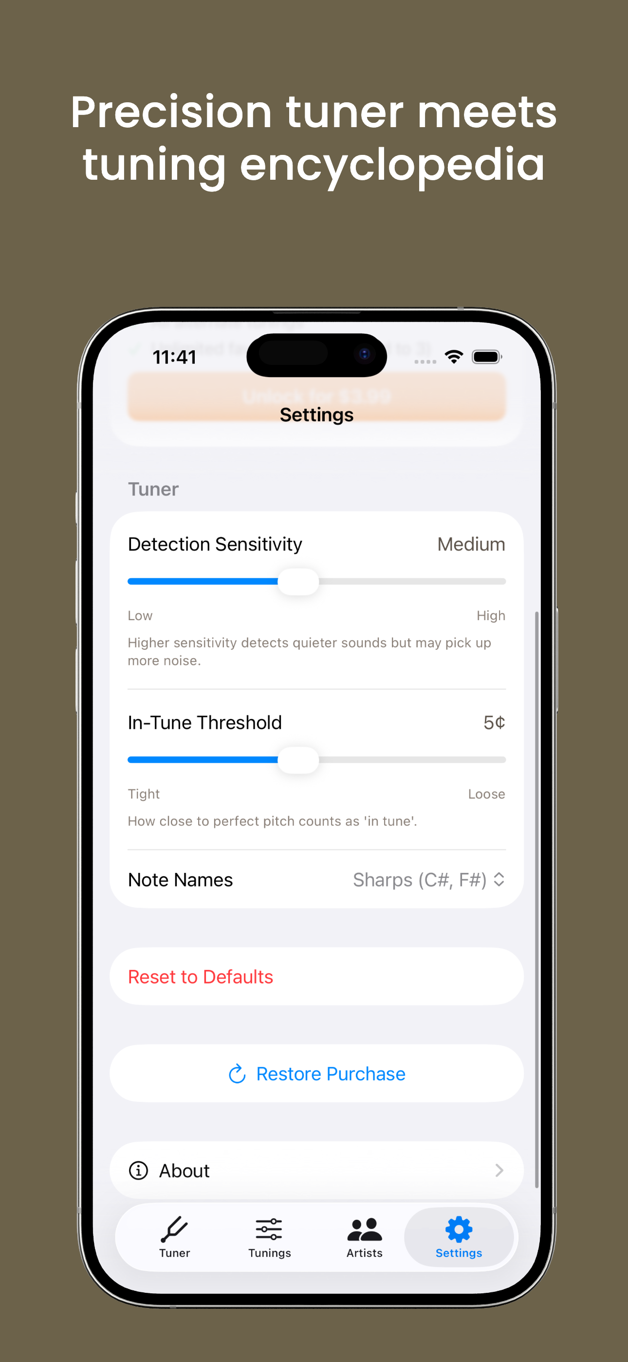 AltTuner — Alternate Guitar Tunings gallery image
