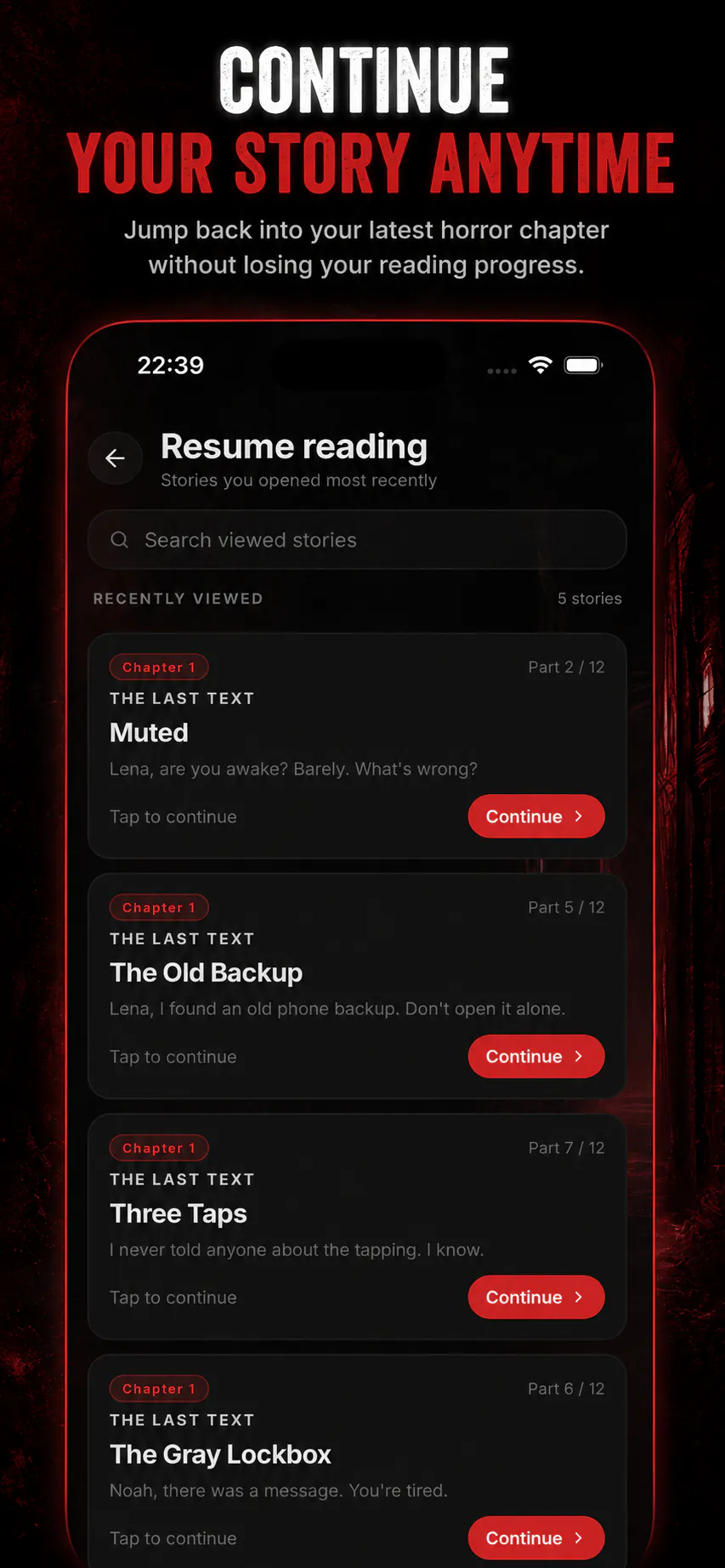 Horror Chat Stories gallery image
