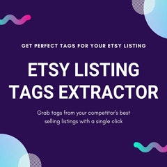 Etsy Tags Extractor