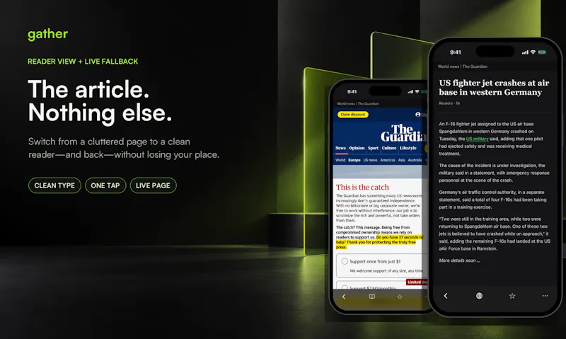 gather: RSS News Reader screenshot 3