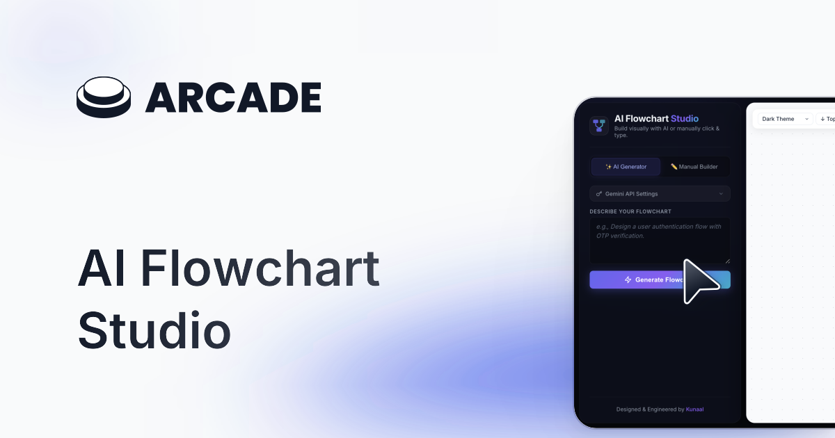 AI Flowchart Studio gallery image