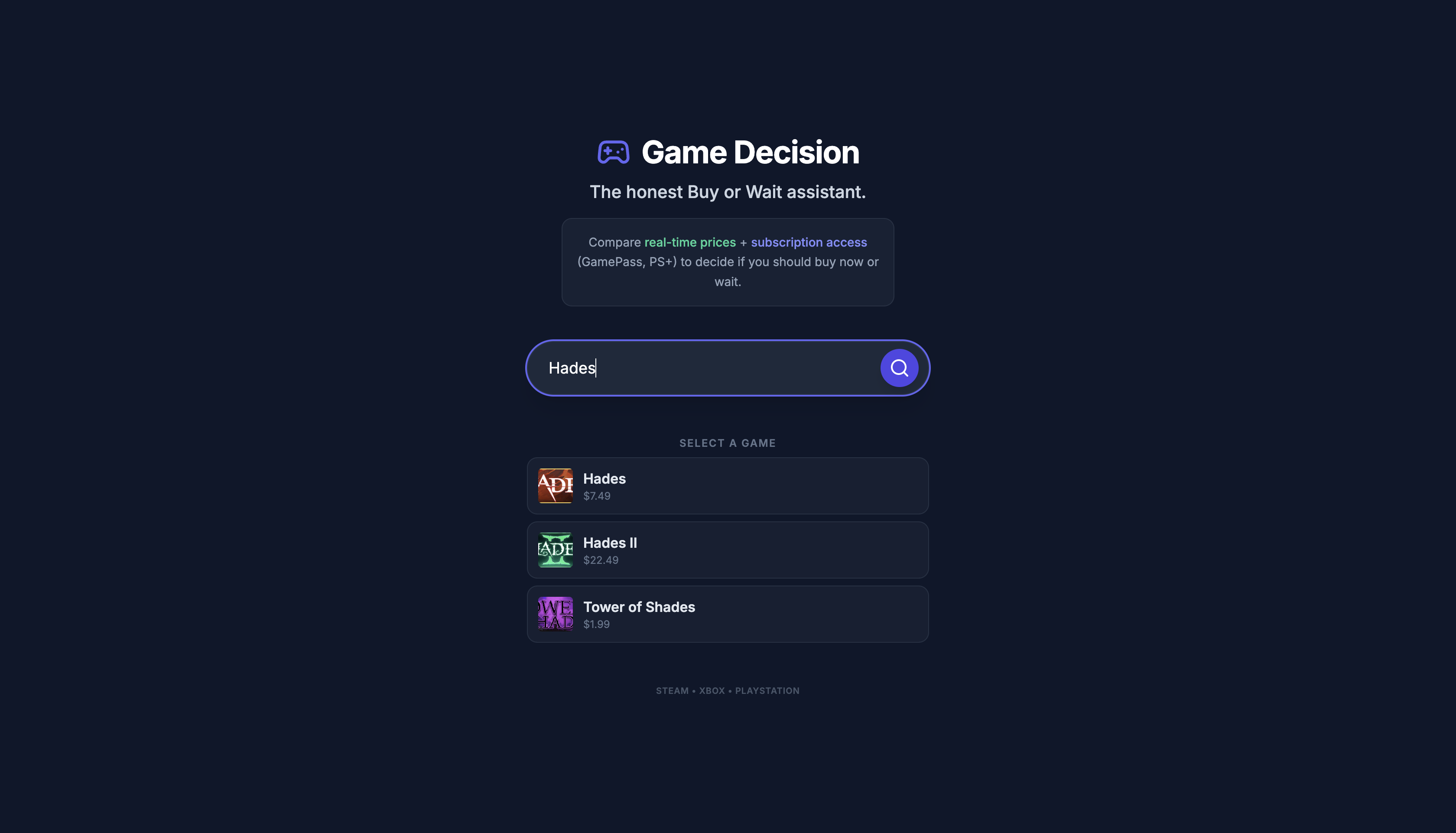 GameDecision gallery image