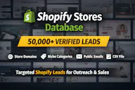 50K+ Shopify Store Database