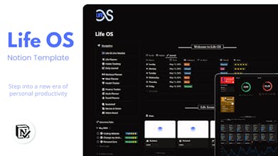 Life OS Notion Template gallery image