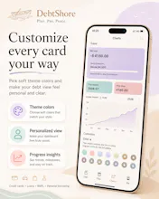 Meet Debtshore—a calm debt tracking app gallery image