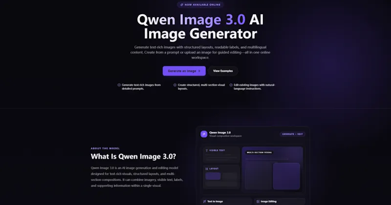 Qwen Image 3.0 screenshot 1