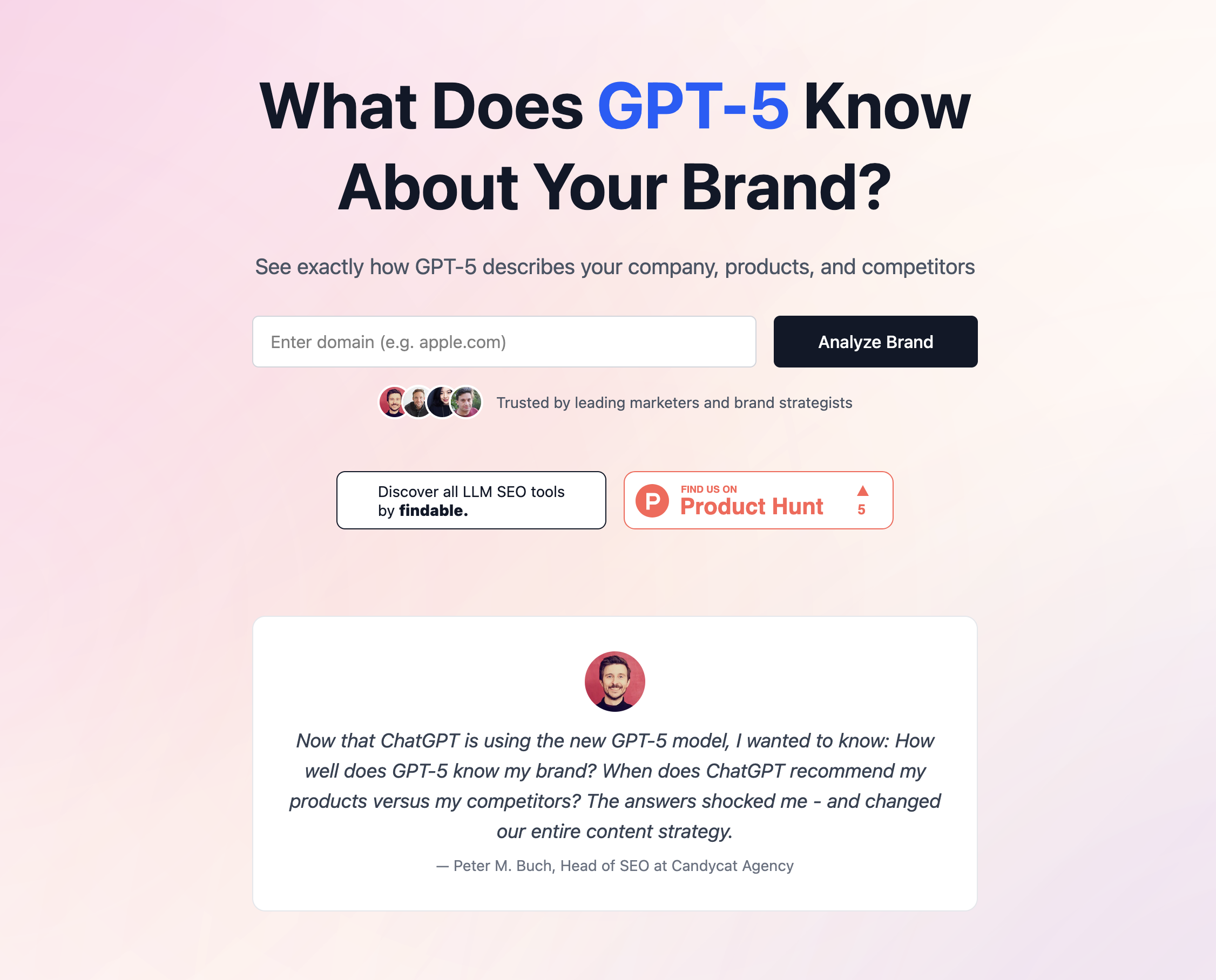 Média Visibilité de la marque SEO GPT-5 2