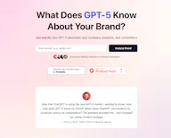 GPT-5 SEO Brand Visiblity
