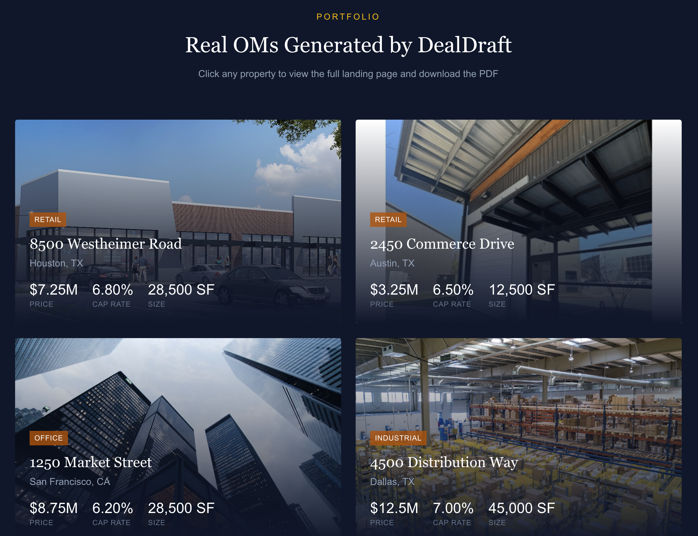 DealDraft - Screenshot 2 showing product features and functionality