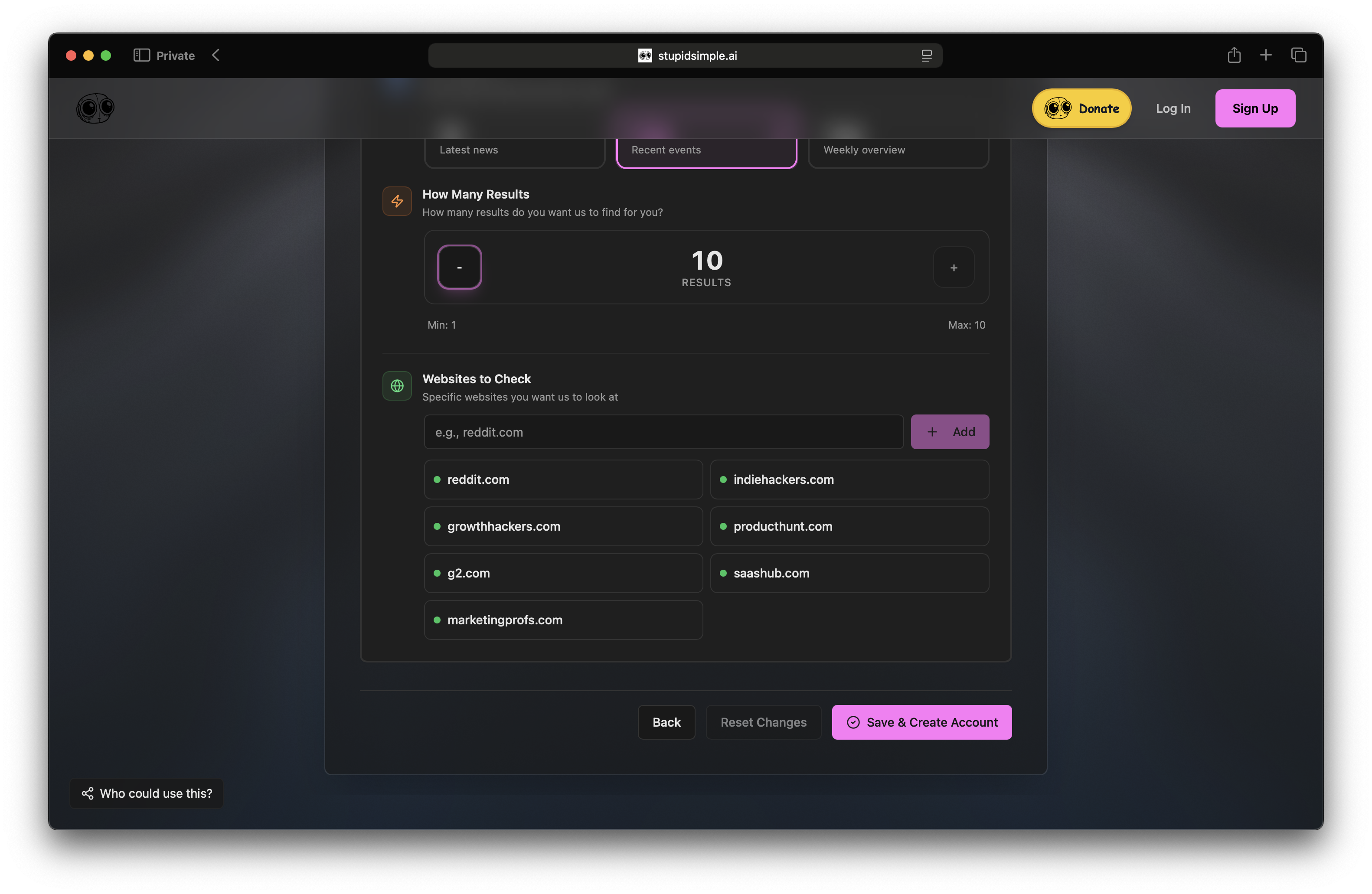 Stupid Simple AI Search gallery image