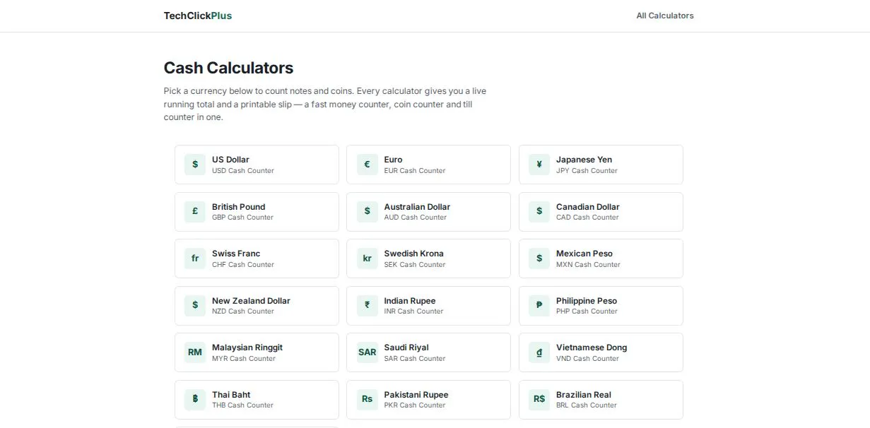 Cash & Money Calculators gallery image