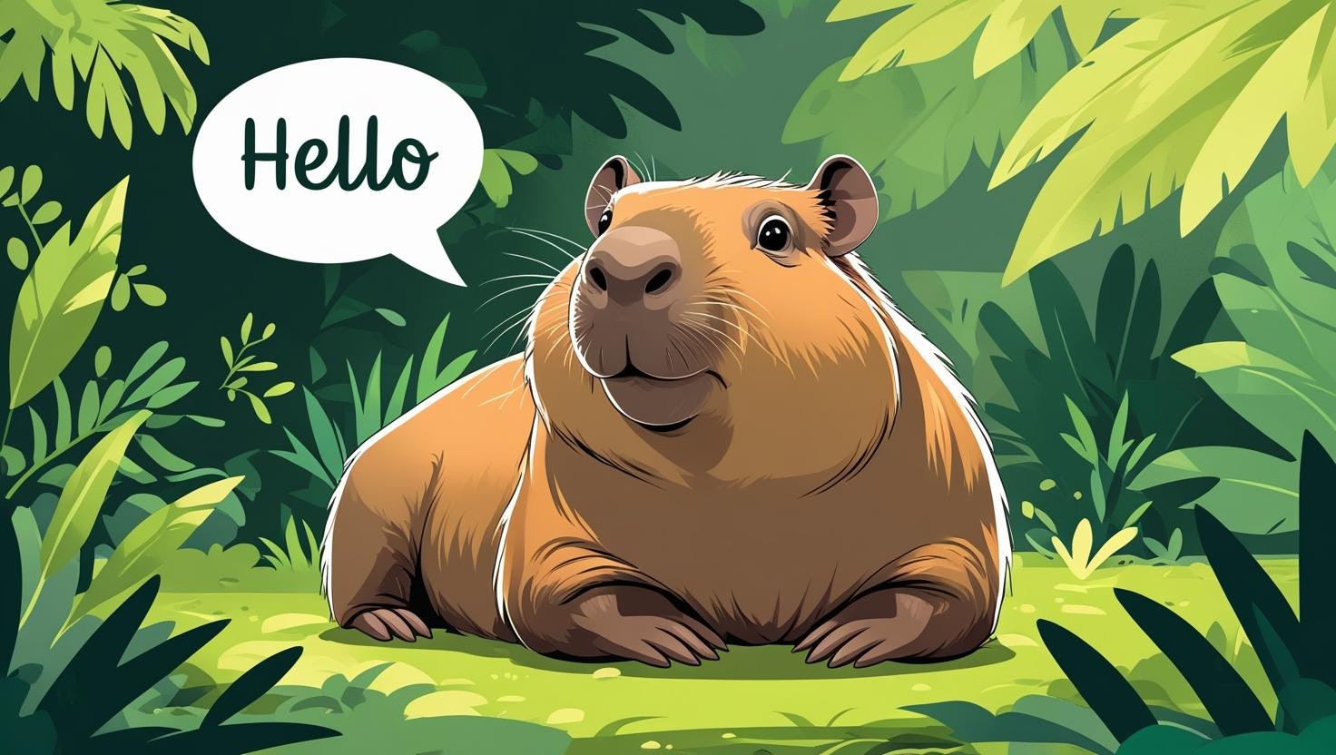 Mídia 2 de Cópia de Capybara faminto