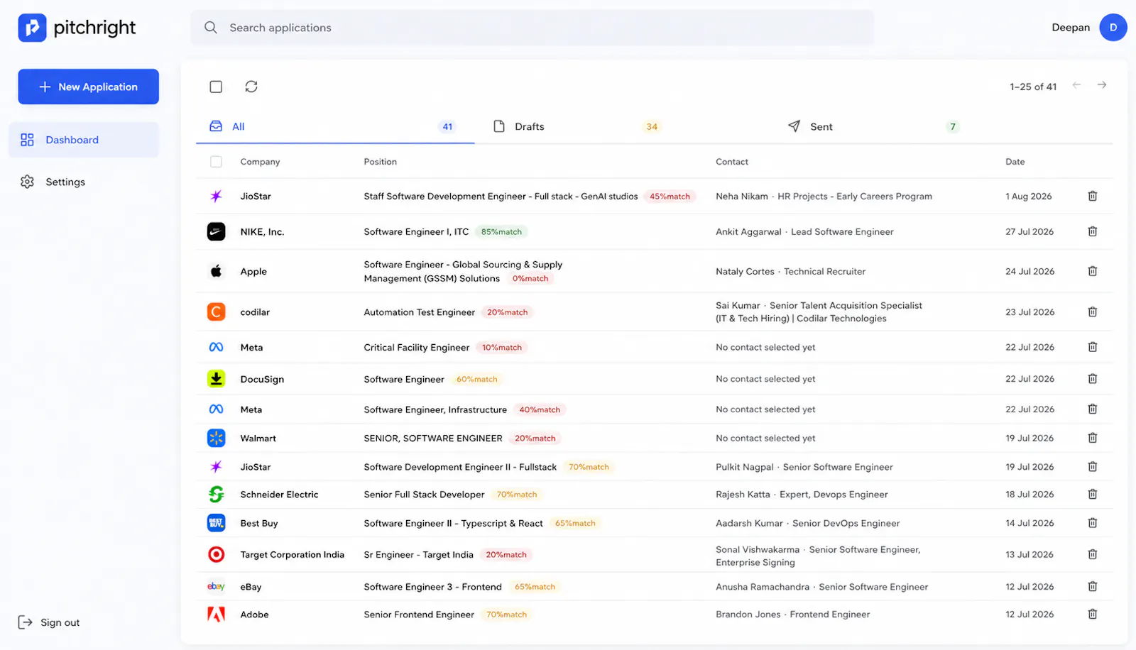 PitchRight screenshot 1