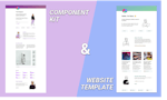 Notion Component Kit + Website Template image
