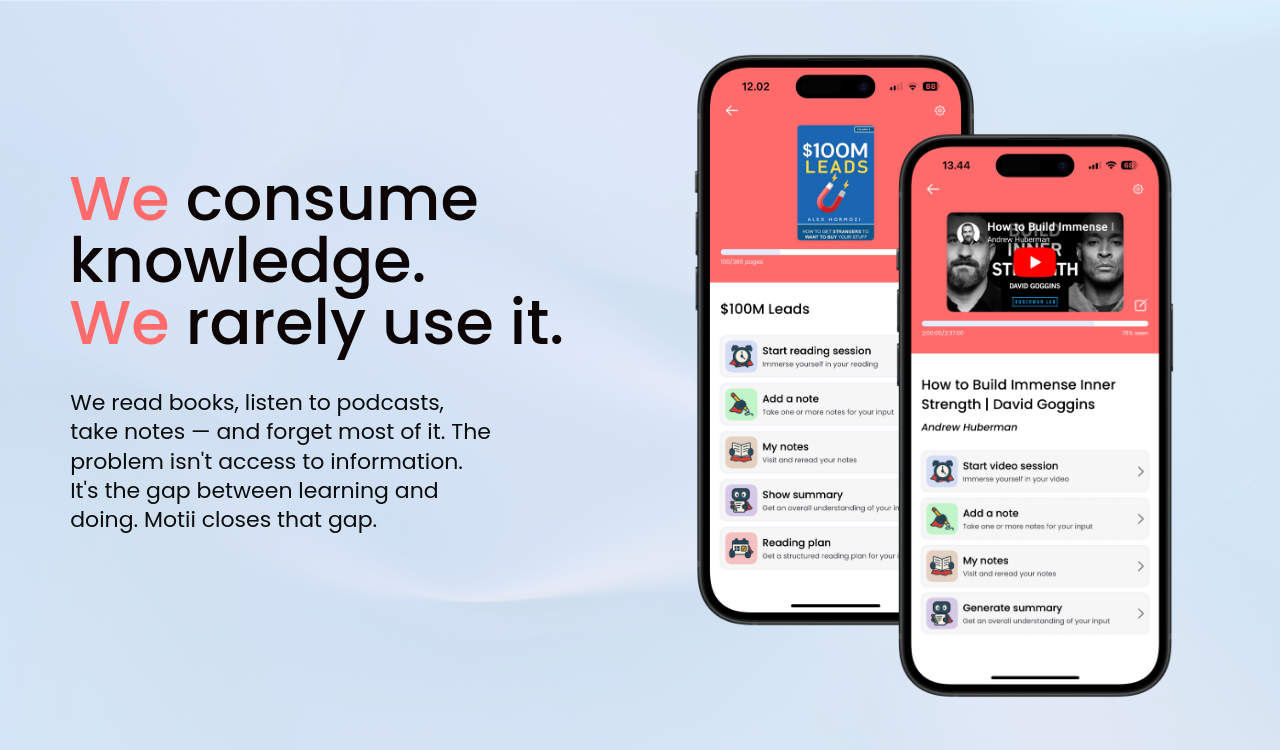 motii. — Turn learning into action gallery image