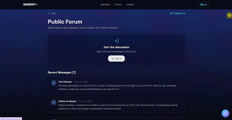 Namerify screenshot 3