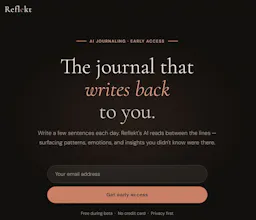 Reflekt — The journal that writes back gallery image