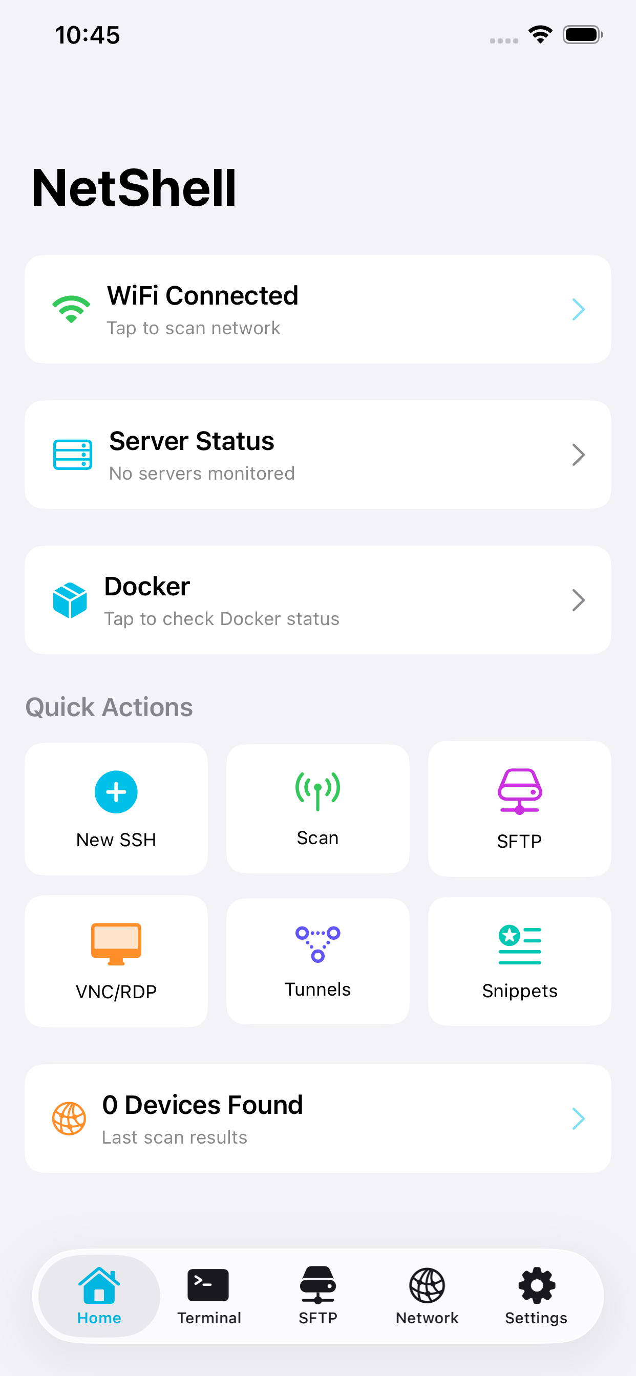 NetShell - Screenshot 2 showing product features and functionality