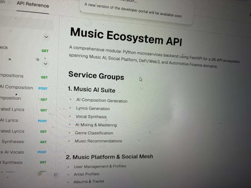 sound api screenshot 1