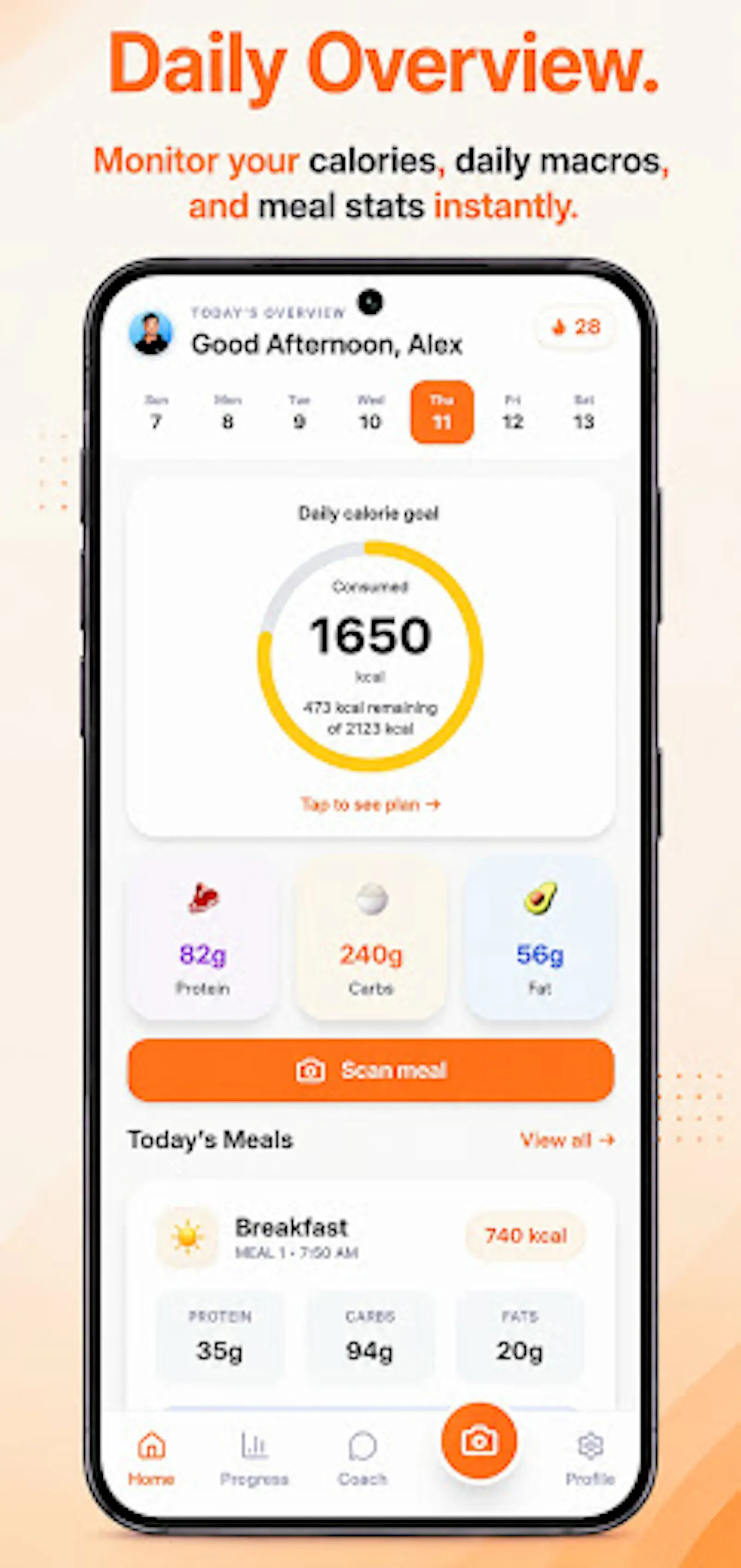 VedaFit: AI Calorie Tracker screenshot 2