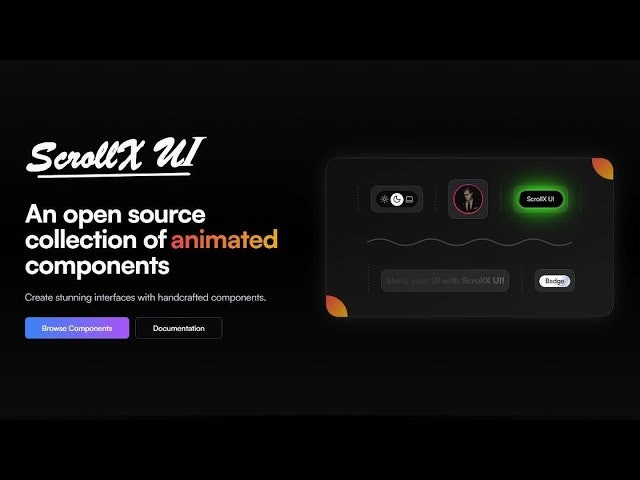 ScrollX UI gallery image