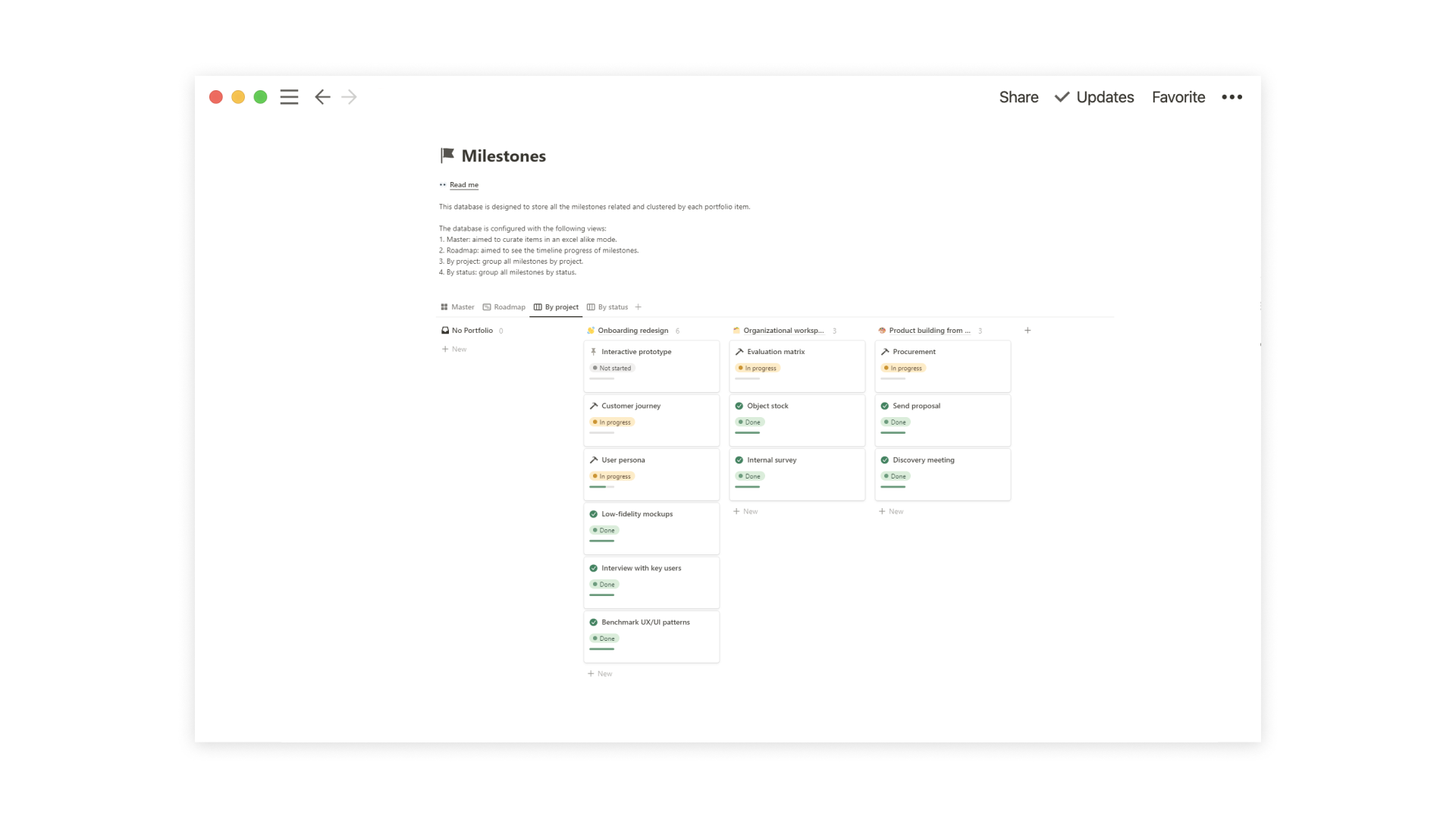 Configuración del proyecto de noción media 4