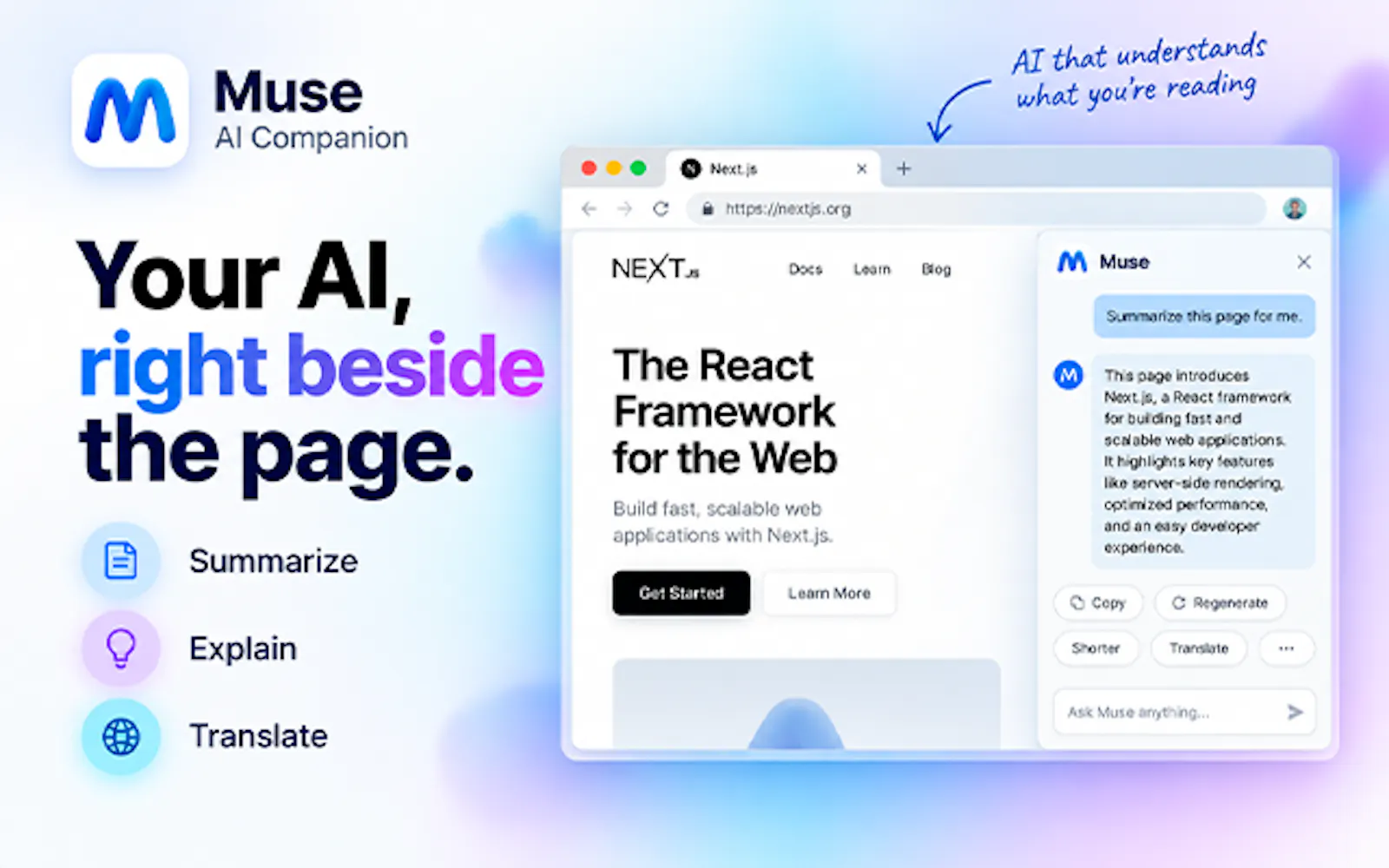 Muse AI Companion screenshot 2