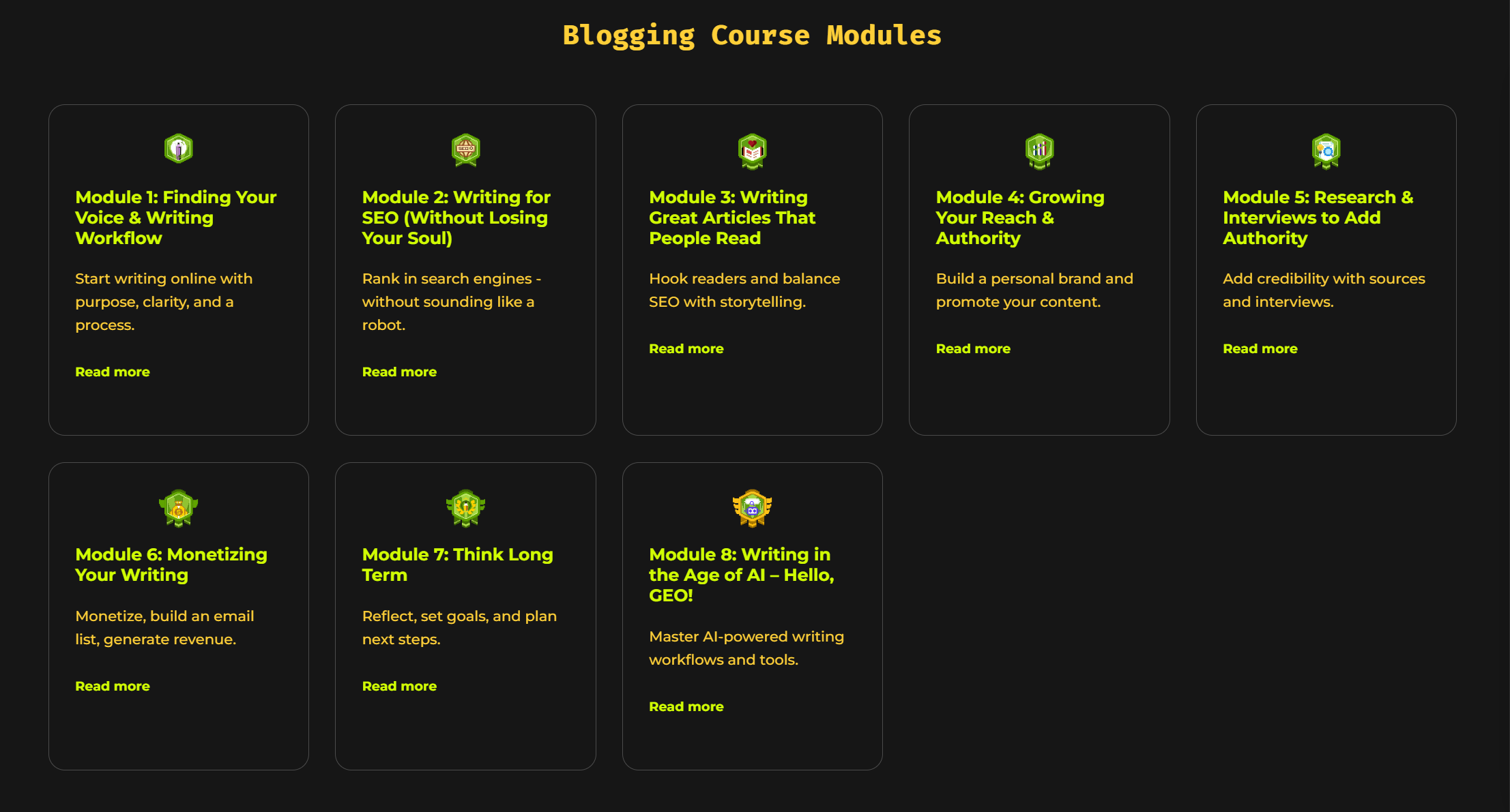 HackerNoon Blogging Course - Screenshot 2 preview