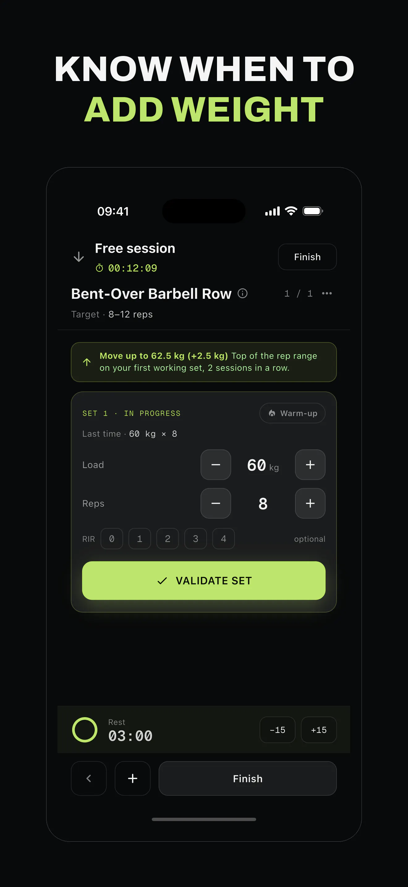 Oryn, free workout & nutrition tracker gallery image