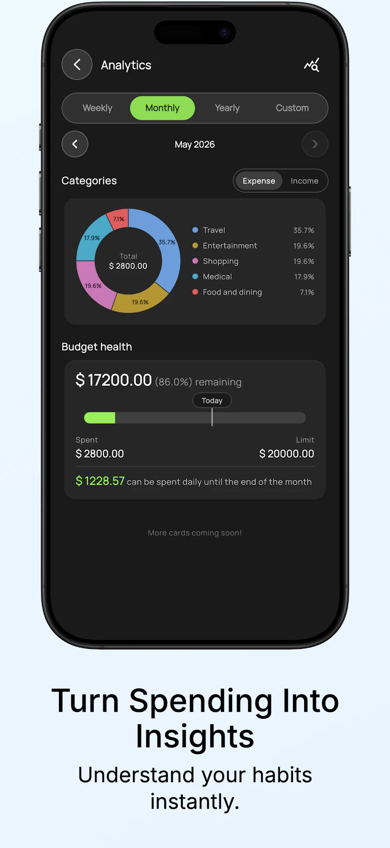 BudgetLens screenshot 2