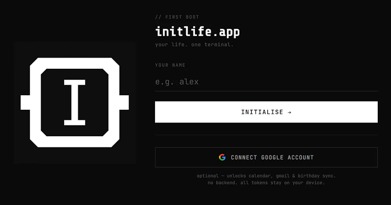 InitLife screenshot 1