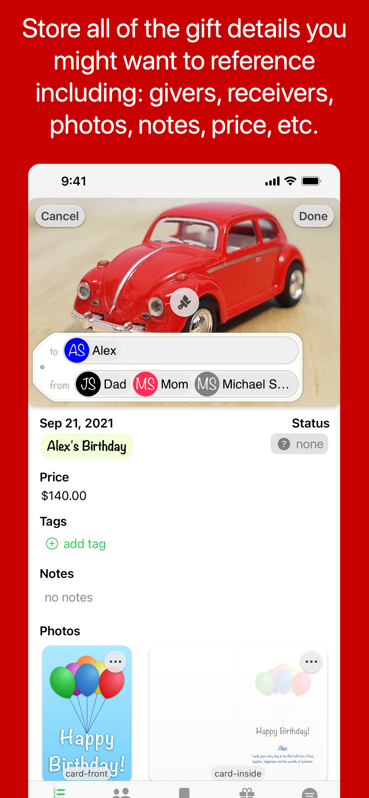 Given - Gift Manager gallery image