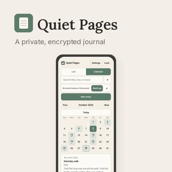 Quiet Pages