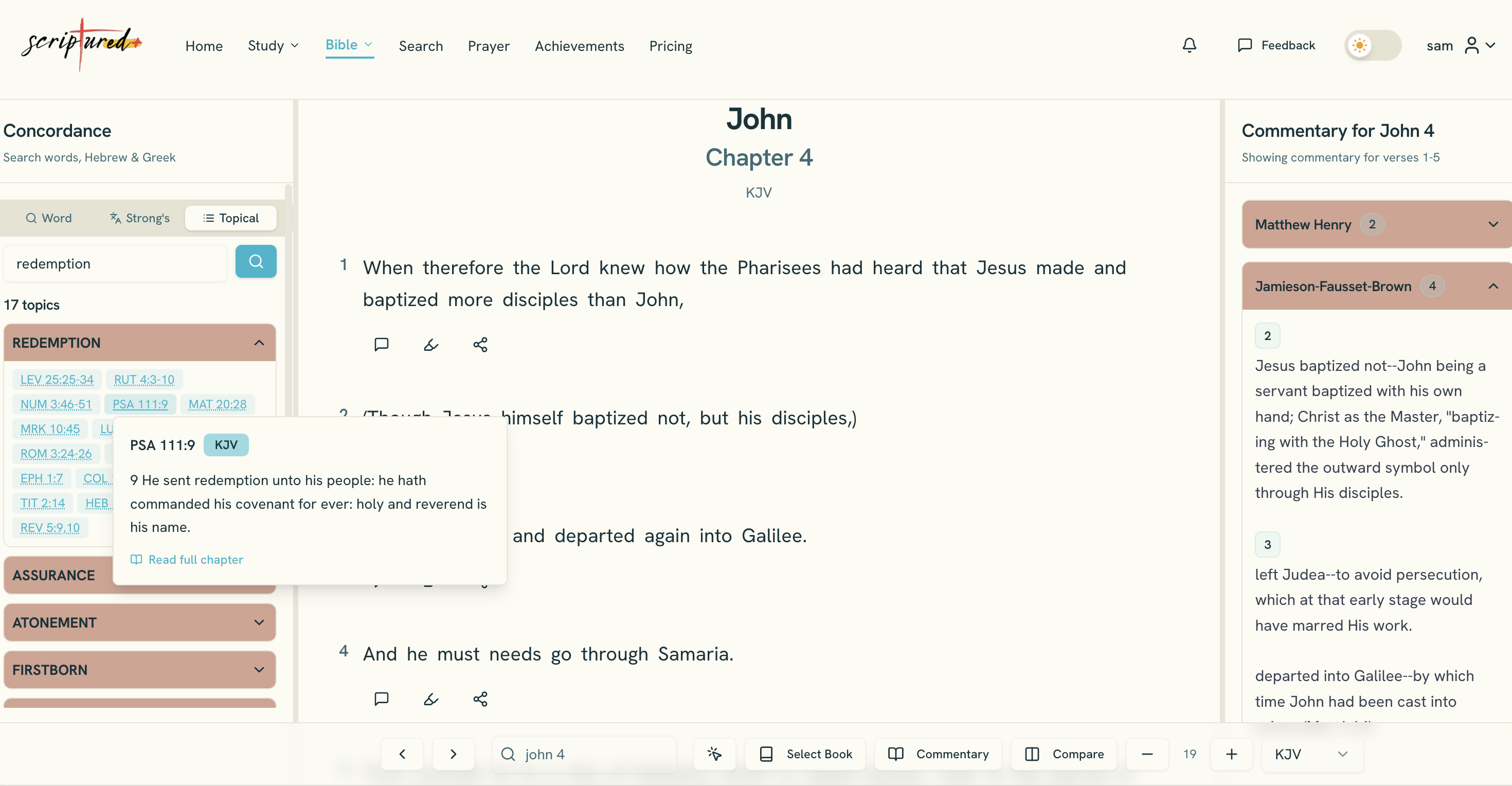 Scriptured - Screenshot 5 showing product features and functionality
