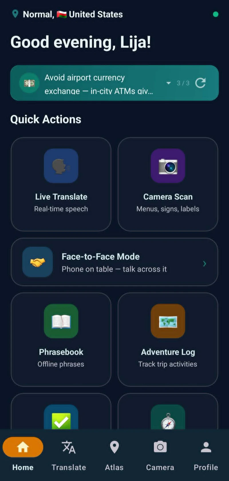 TravelTalk screenshot 1