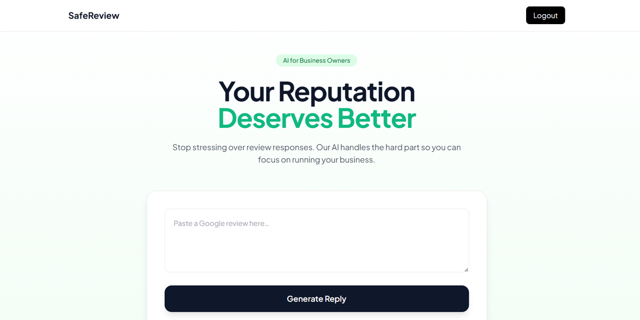 Safe Review Reply gallery image