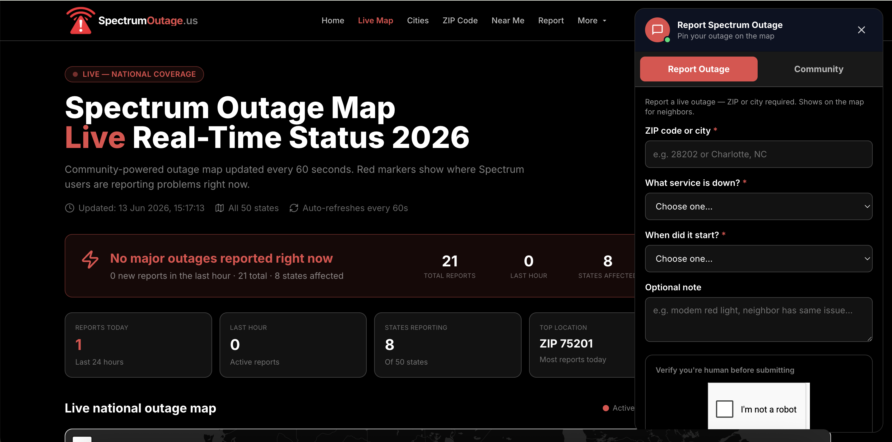 SpectrumOutage.us gallery image