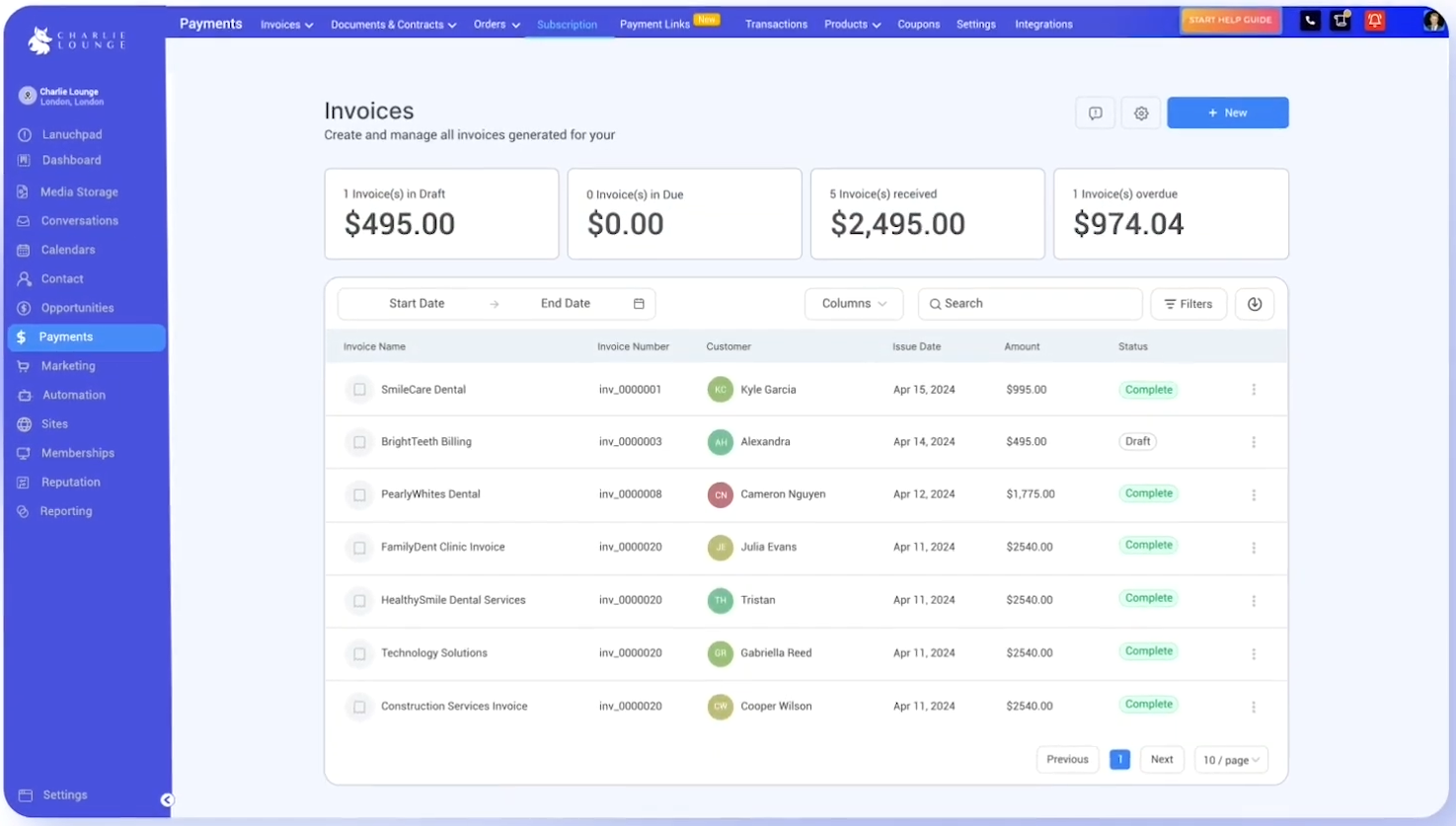 Charlie Lounge gallery image