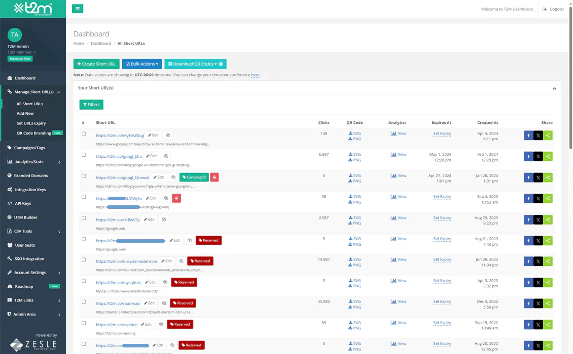T2M - URL Shortener gallery image