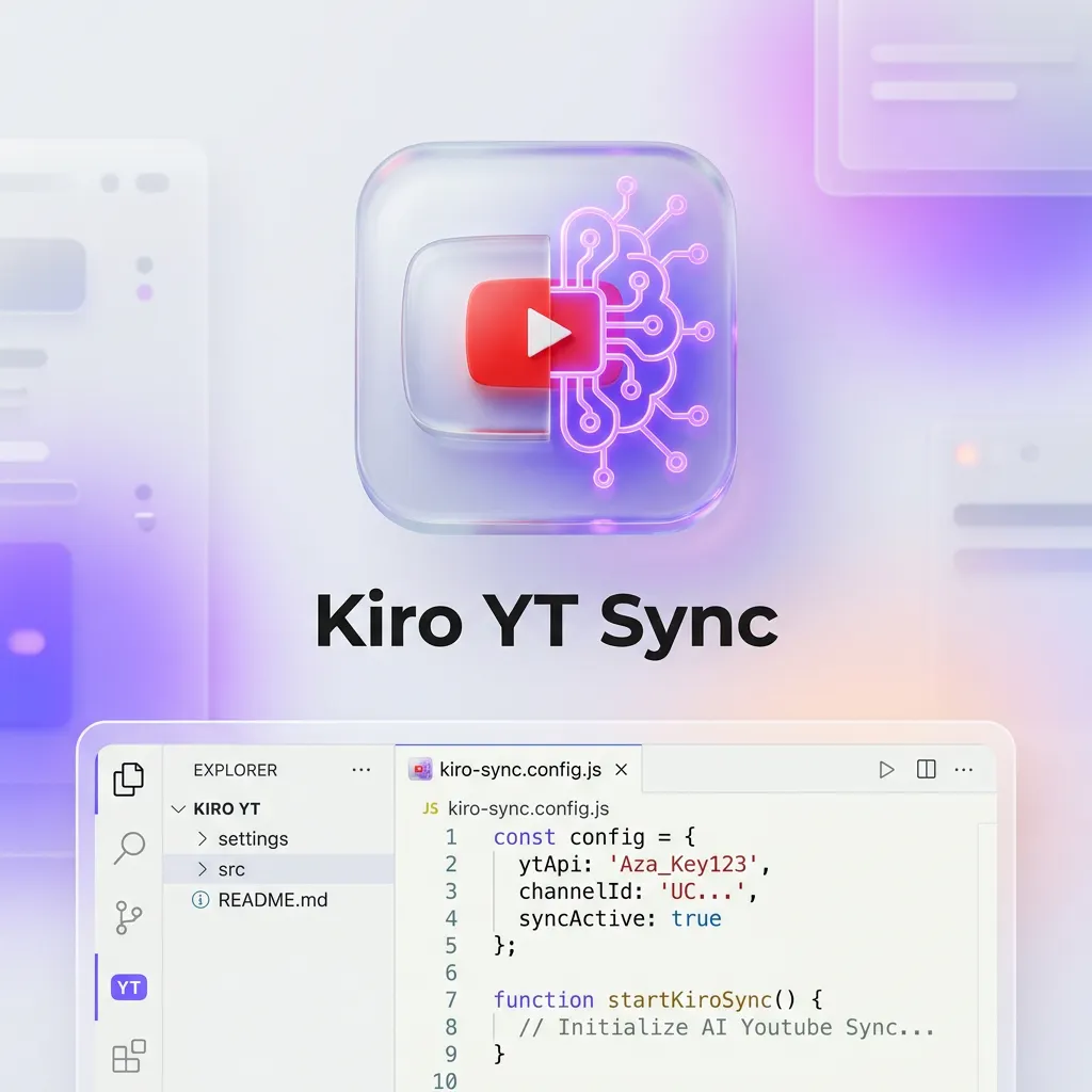 YouTube embedded on Kiro's Agentic IDE gallery image