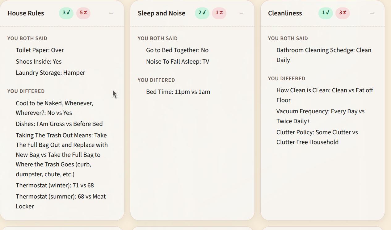 Shoud We Live Together? - Screenshot 4 showing product features and functionality