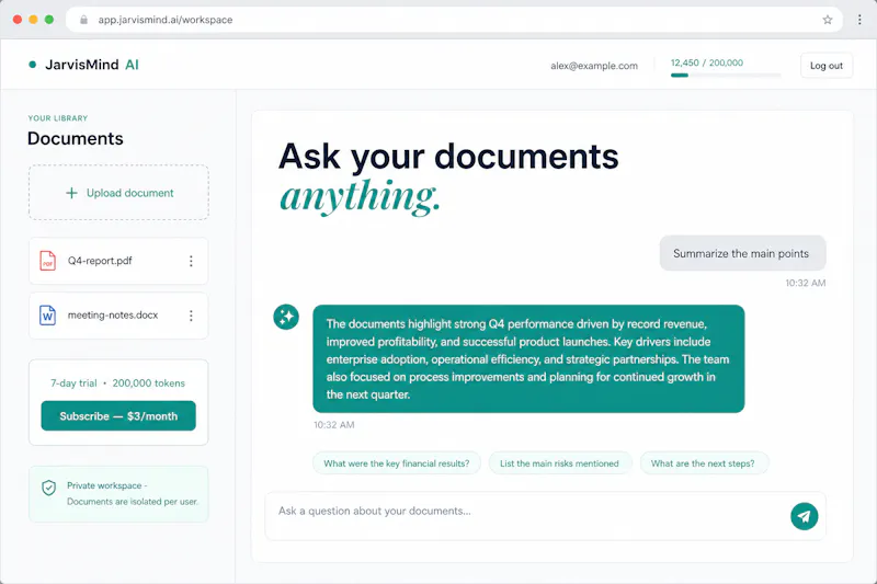 JarvisMindAI (Beta Version) screenshot 1