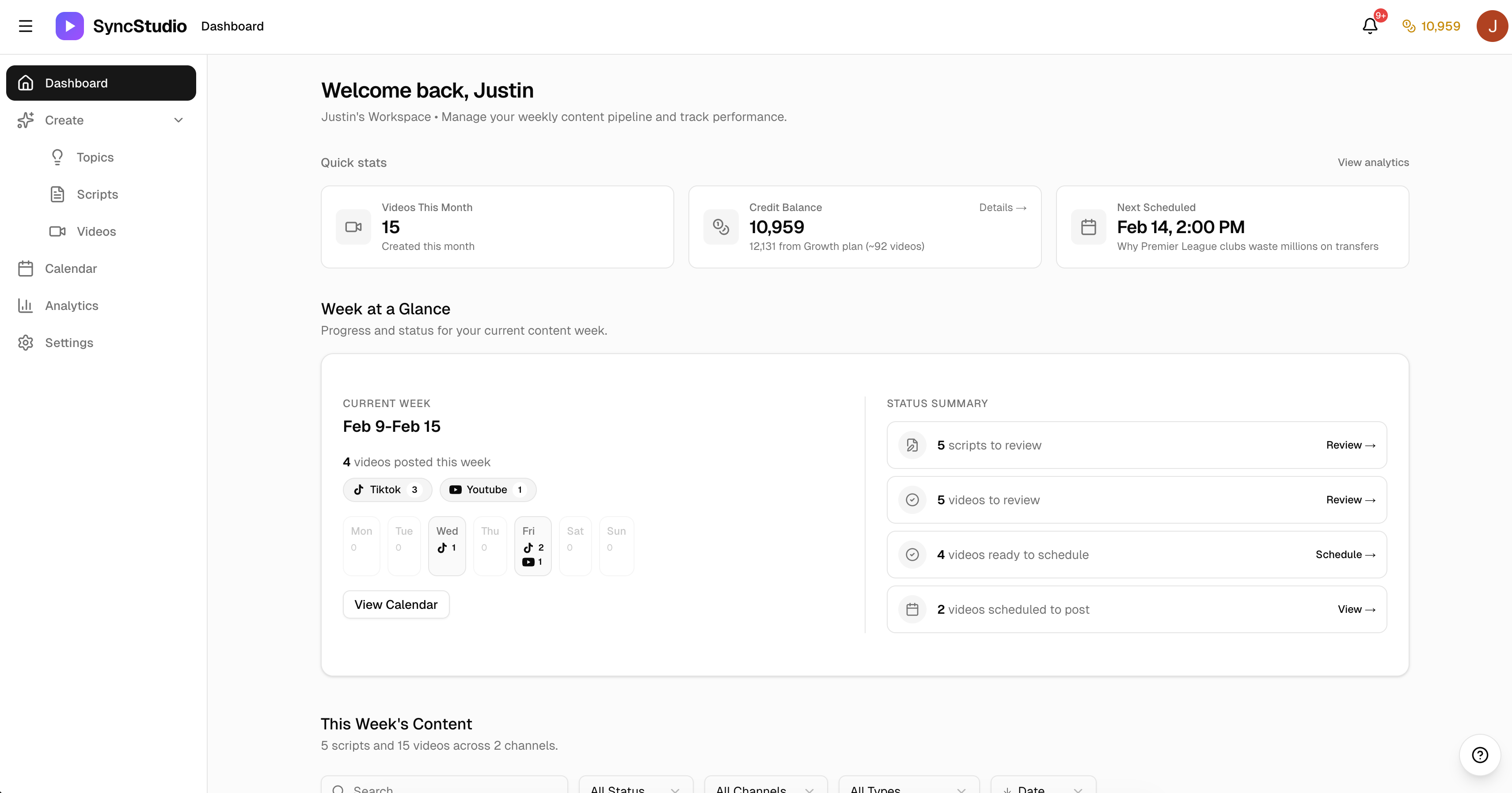 SyncStudio: Faceless Videos, Zero Effort - Main product screenshot demonstrating key features and user interface