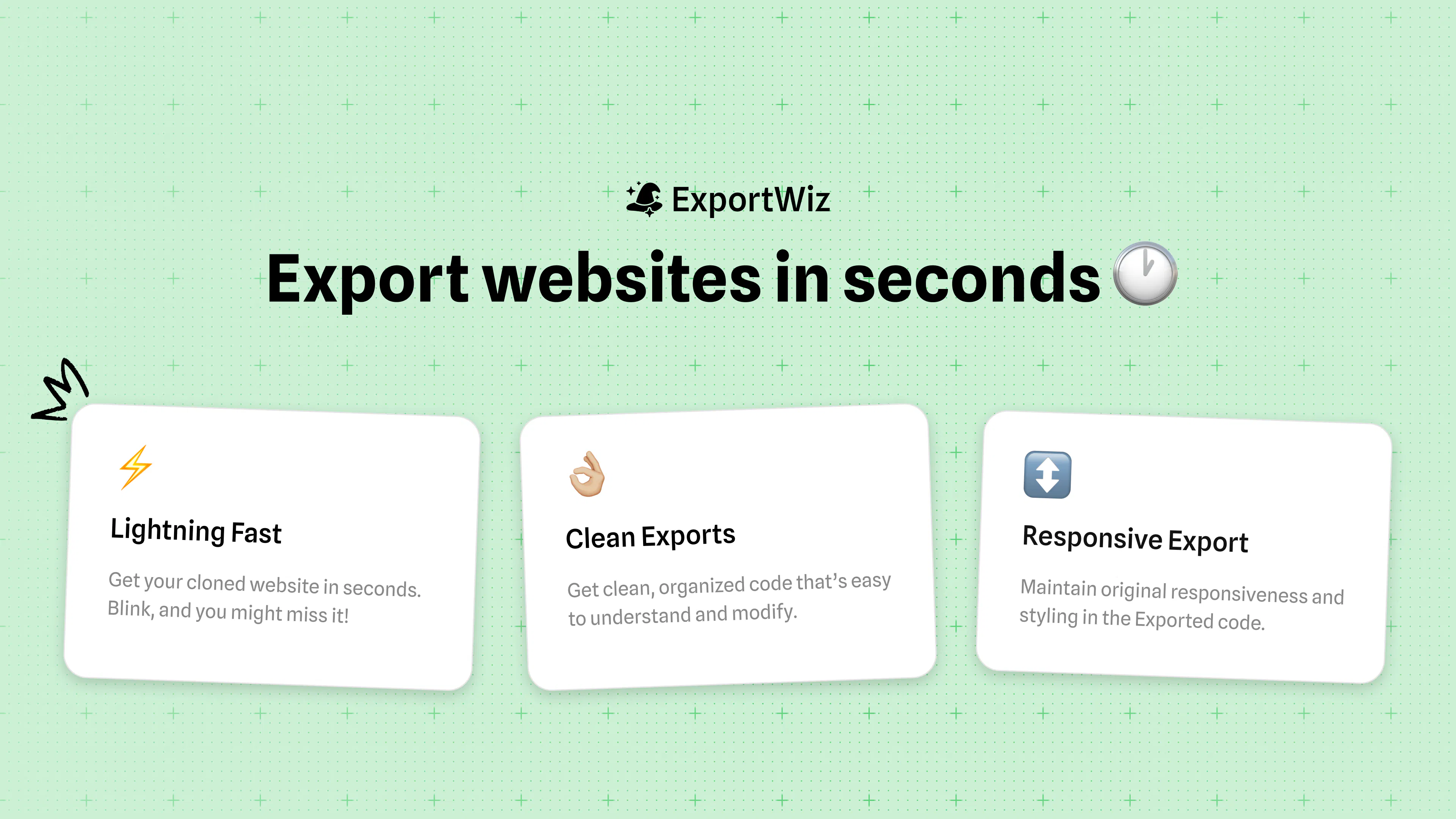 ExportWiz: Export your Webflow & Framer website to a ZIP in seconds ...