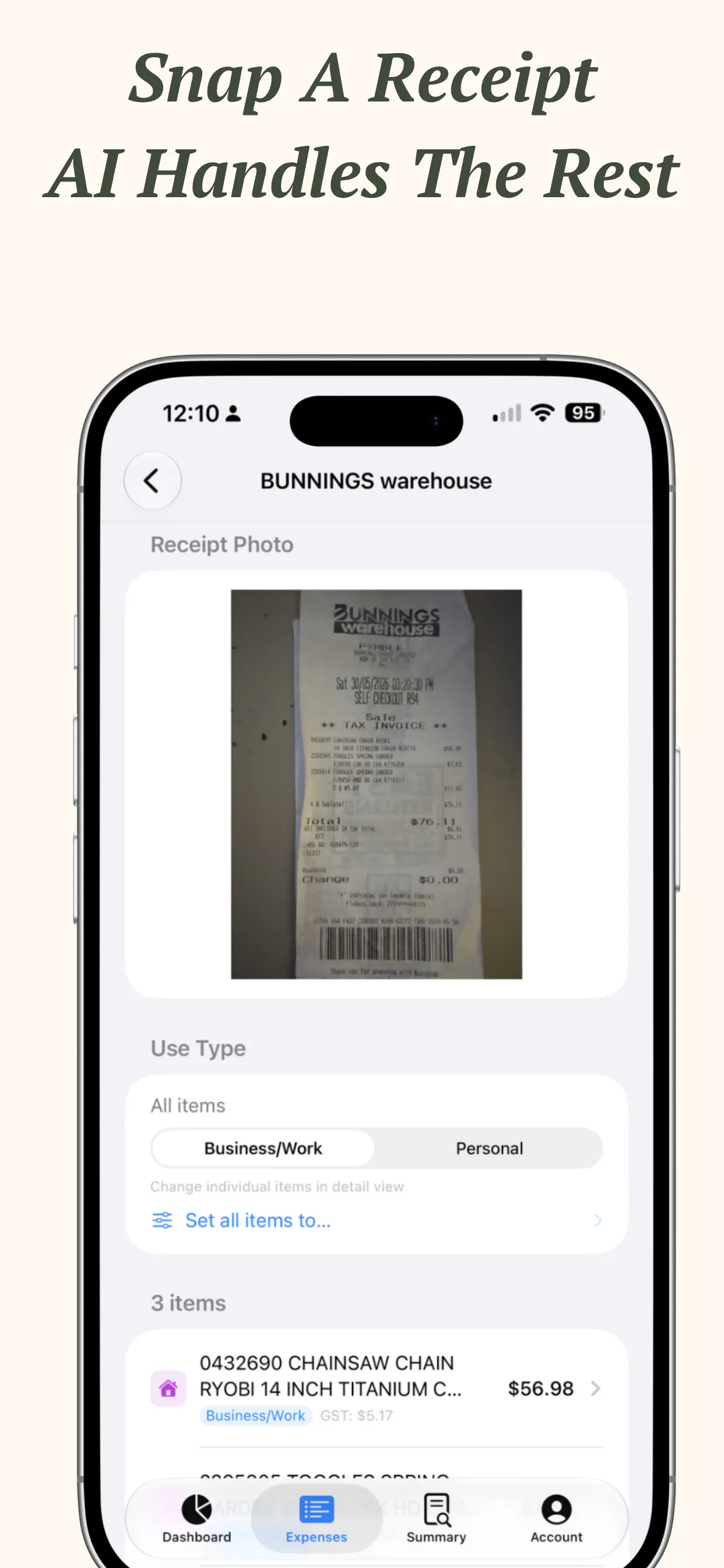 Aido Receipts 截图 2