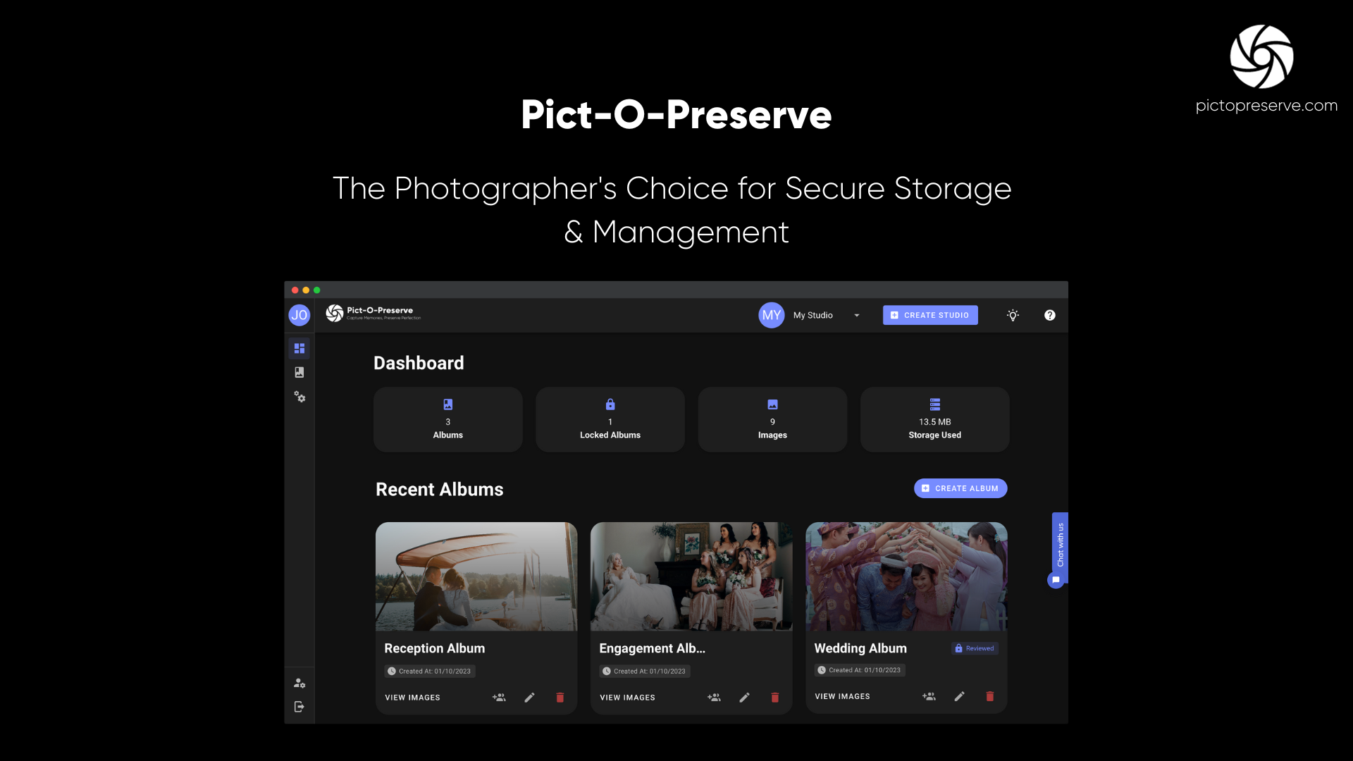 Pict-o-Preserve - 안전한 스토리지 및 관리를위한 사진 작가의 선택 미디어 1